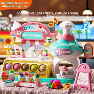 HUANGEN | Intelligent Ice Cream Machine Toy For Girls Ages 3 to 6