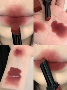 Matte Lipstick Small Red Tube Waterproof Long-lasting Colorful Glossy Womens Non-stick Cup Low Saturation Fake Natural Look