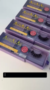 ALHALAL COSMETICS WAFA (3D641) FAUX MINK LASHES AL-319/100% VEGAN /CRUELTY FREE