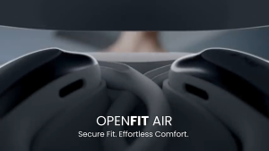 SHOKZ OPENFIT AIR Ear headphones. T511-ST-BK/Black T511-ST-WT/White & T511-ST-PK/Pink. Bluetooth 5.2 & IP54.