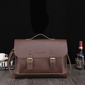 2025 Man Business Bag Tote Bag Single Shoulder Bag Large Capacity Leather Bag for Men