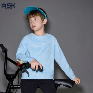 Ask Junior | Summer New Leisure Long Sleeve Sunscreen Breathable T-Shirts