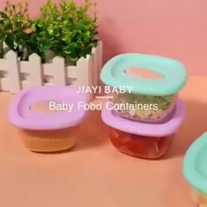 DRHL0432 Baby Food Container Penutup Lock PerPcs Kotak Plastik Kotak Makanan Wadah MPASI