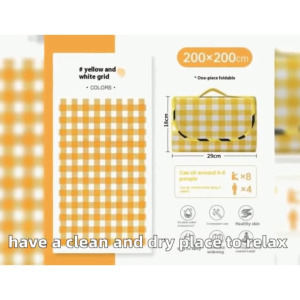 Picnic Mat Camping Mat Waterproof Outdoor Foldable Blanket Portable Beach Mat – Homelift PH