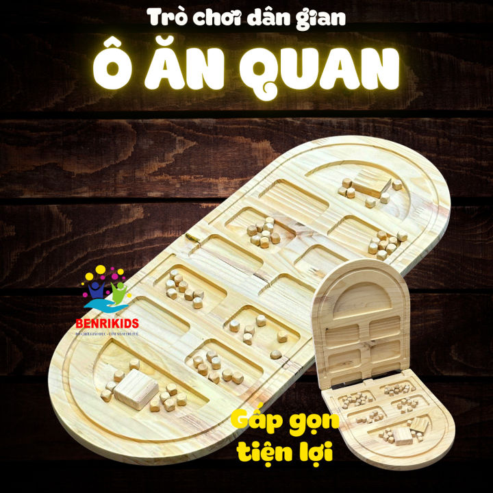 Bộ Cờ Ô Ăn Quan Có Bàn Gấp Gọn Bằng Gỗ Thông Sản Xuất Tại Xưởng ...