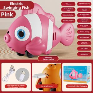 Electric Simulated Clownfish Walking Crawling Guide Toy