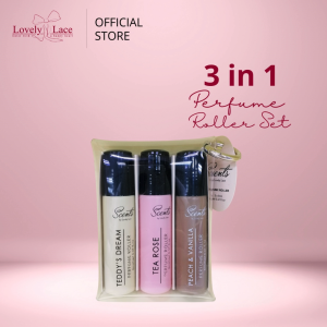 Lovely Lace 3-in-1 Perfume Roller Set (3x8ml)