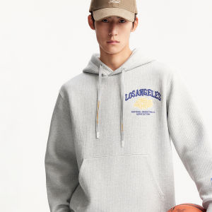 Jack Jones | Collaboration Sweatshirt with NBA Lakers Patch Pouch