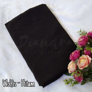 Diandra Hijab | Khimar Wolfis Wolpeach Pet Antem Size XXL Kerudung Jumbo Jilbab Syari Murah Laris