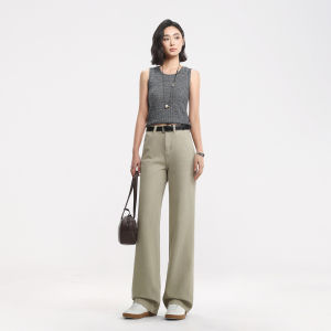 HIPPIE MISS | Hippie Style High Waist White Wide Leg Straight Tencel Jeans
