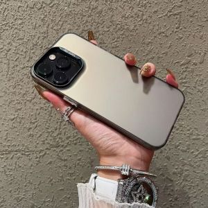 Luxury Matte Solid Color Phone Case For iPhone 17 Pro 13 15 16 14 Plus 11 12 Pro Max Air XS Max X XR Gradient Shockproof Cover