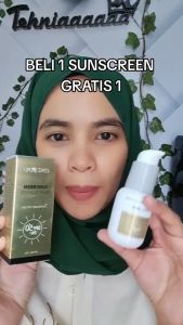 [BPOM] 【Beli 1 Gratis 1】ONLYOU Sunscreen Cream tabir surya asli SPF50+PA+ memutihkan anti penuaan anti UV tahan air dan tahan keringat 【COD】