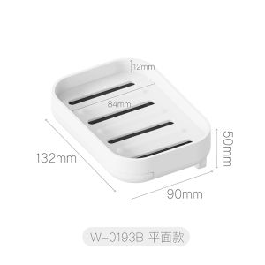 Balcony Wall Hanging Soap Dish Bathroom Storage Rack Punch-Free Draining For Home Soap Box Storage Rack Soap Holder