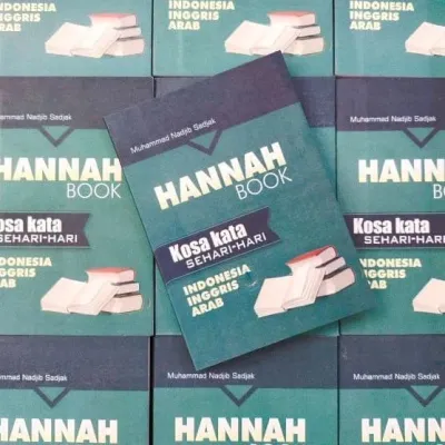 Kamus Hanna book Kosa Kata Sehari Hari 3 Bahasa Indonesia-Inggris-Arab Saku