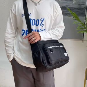 Túi Đeo Chéo đựng Ipad Đi Chơi Đi Học Thêm Chất Liệu Vải Polyester Cao Cấp Nhiều Ngăn Tiện Dụng Bền Đẹp Và Chống Nước