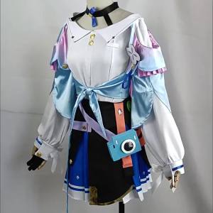 March 7th Cosplay Costume Big Size March 7th Dress Wig Role Play Lolita Outfits for Comic Con