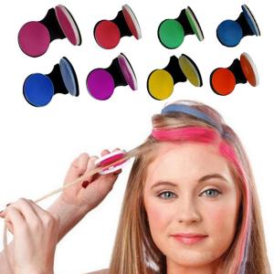 DIY Pastel Hairstyle Styling 8Pcs/Set 3g Disposable Hair Dye Powder Water Soluble Colorful Hair Chalk Powder Temporary Spray