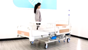 Multifunctional electric nursing bed for elderly with lifting bed and toilet hole turning nursingbed