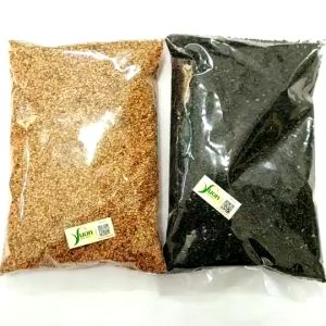 Túi 300g Hạt Vừng (Mè) sạch đặc sản quê Việt Nam phơi khô tự nhiên hột mè đen vừng vàng khô nguyên vỏ - Vườn Đặc Sản