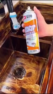 Chai xịt tẩy rửa nhà bếp bọt tuyết siêu sạch Kitchen Cleaner 500ML