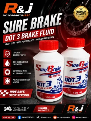 Brakefluid 150mL Dot3 heavy duty