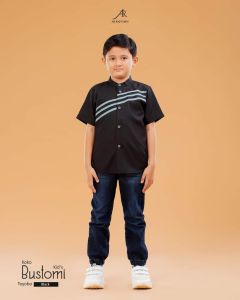 New Baju koko kurta kemeja atasan couple sepasang pria anak laki cowok lengan pendek bustomi arrafi terbaru terlaris gratis ongkir COD bayar di tempat viral kekinian adem kondangan idul fitri lebaran adem daily simple