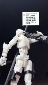Lucky 13 Action Figure Dummy T13 Multi Jointed 3D Printing Doll DIY Toys Doll Model 3D Printed DIY Assembling Toy