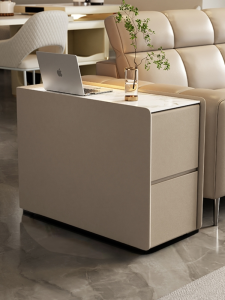 Floor Sofa Side Cabinet Accessible Luxury Fancy 30 Wide Solid Wood Ultra Narrow Small Gap Side Cabinet Side Cabinet Minimalist Modern Side Table