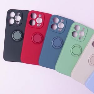 Liquid Silicone Magnetic Holder Case For Samsung Galaxy S25 S26 S24 S23 S22 Ultra Plus A57 A56 A37 A55 A36 A17 A35 Stand Cover