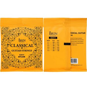 IRIN | Dây Đàn Guitar Cổ Điển Hợp Kim Đồng Mạ Bạc IRIN Dành Cho Người Mới Bắt Đầu Và Chuyên Nghiệp - Dây Đàn Tập Luyện
