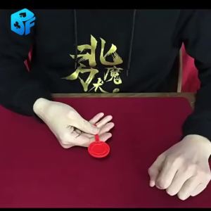 Coin Paddle Illusions Magic Tricks Money Appearing Coin Paddle Produces Endless Close Up Stage Magic Props Mentalism Comedy