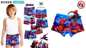 6Pcs Celana Boxer Sattire Kids Anak Laki-Laki Usia 1-7 Tahun Celana Dalam anak Cowok Karakter Kartun