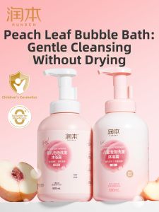 RUNBEN | Baby Dual-Use Bath Wash With Peach Leaf Extract Foam Type