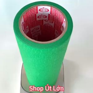 Băng keo giấy màu xanh lá rộng 2cm dài 25 mét lõi giấy 3mm 1 cây 15 cuộn giá tại xưởng