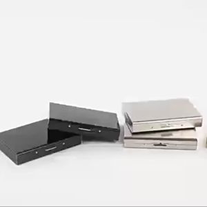 Ví Đựng Thẻ Tín Dụng Bằng Kim Loại RFID Có 6/10 Khe Cắm Chống Quét Trộm Dành Cho Nam Và Nữ Chất Liệu Thép Không Gỉ An Toàn