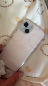 Cute Light Pink Minimalist Lines Fruit Phone Case For iPhone 17 Air 16 16e 15 14 13 12 11 Pro MAX Plus Mini Y2K White Back Cover