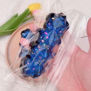 Chubby Banana Slow Rebound Squishy Toy Silicone like Squeeze Toy Stress Relief Taba Squishy小胖蕉捏捏粘袋子