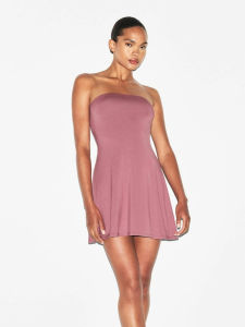 Skims Smooth Layers Strapless Mini Dress Nightclub Style Asymmetrical Waist Cinched Sleeveless Tube Dress for Parties