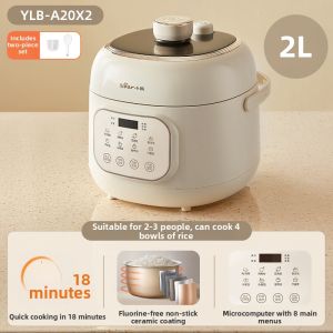 Bear | Fast Cooking Small Electric Pressure Cooker for 1-3 People