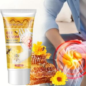 Kem Giảm Đau Khớp Từ Nọc Ong 60g X 2 Với Collagen Mật Ong Vitamin C E Dưỡng Ẩm Cho Cơ Bắp Viêm Khớp Đầu Gối Tay - Massage 3 Phút