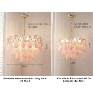 JIASHIDA | Cream Style Elegance Warm French Petal Chandelier