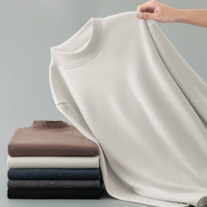 SAUNDU | Thick Warm Merino Wool And Silk Double-Faced Underwear Shirt