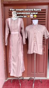Baju Sarimbit Keluarga Muslim 2025 Couple Pasangan Kekinian Silmi Family