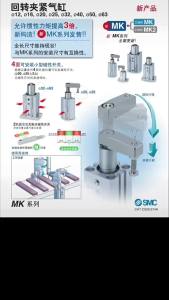 CRQ2BS Table Swing Rotating Cylinder CDRQ2BS10/15/20/30/40-90/180 CDRQ2BS30-180