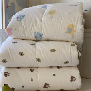 Machine Washable Pure Cotton Soy Fiber Quilt 1.5 Meters Spring Autumn Season Single Person Four Seasons Core down Comforter