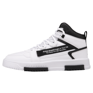 Giày Thể Thao Nam XTEP 6699 Giày Bệt Cao Bằng Da Mùa Đông 2024 Giày Thường Ngày Chống Trượt Ấm Áp