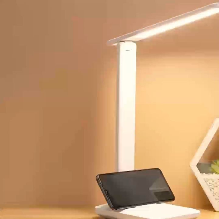 AMASACC Chargeable Study Lamp Foldable LED Desk Lamp Rechargeable