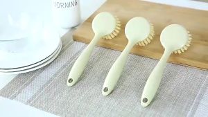 KUKE SIKAT PEMBERSIH PANCI WAJAN GAGANG PANJANG BULAT / SIKAT KOMPOR WASTAFEL KUALI DAPUR SERBAGUNA / ALAT PEMBERSIH PERALATAN DAPUR KAMAR MANDI