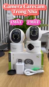 Camera Carecam 2 Mắt 5.0MP Hoặc 1 Mắt 3.0MP Lắp Trong Nhà Đàm thoại 2 chiều báo động chống trộm app CARECAM PRO