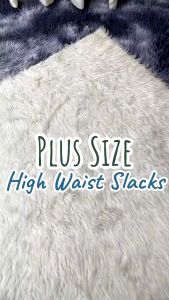 Jass Shop Plus Size Office Formal Plain Black Pants For Women Fit From 33-42 inches Waistline 2803